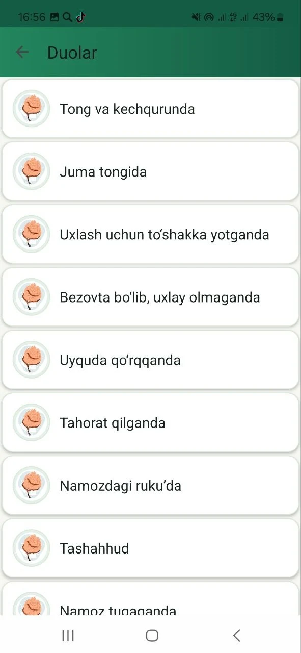 Namoz o‘qishni o‘rganish screenshot