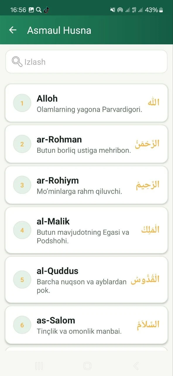 Namoz o‘qishni o‘rganish screenshot