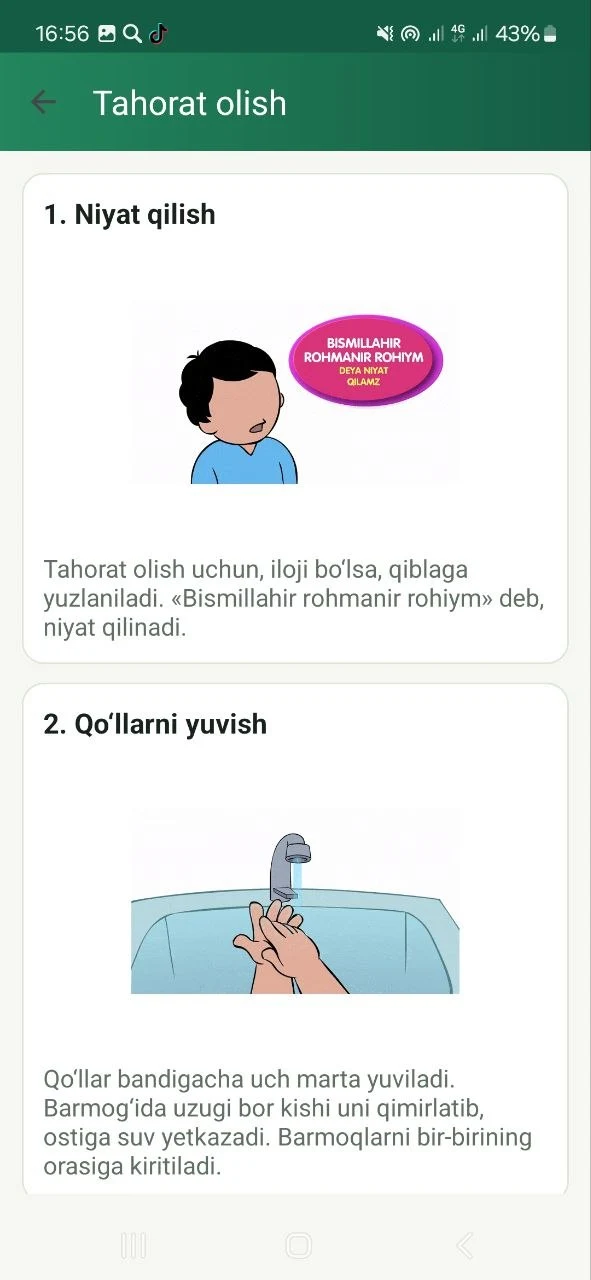 Namoz o‘qishni o‘rganish screenshot